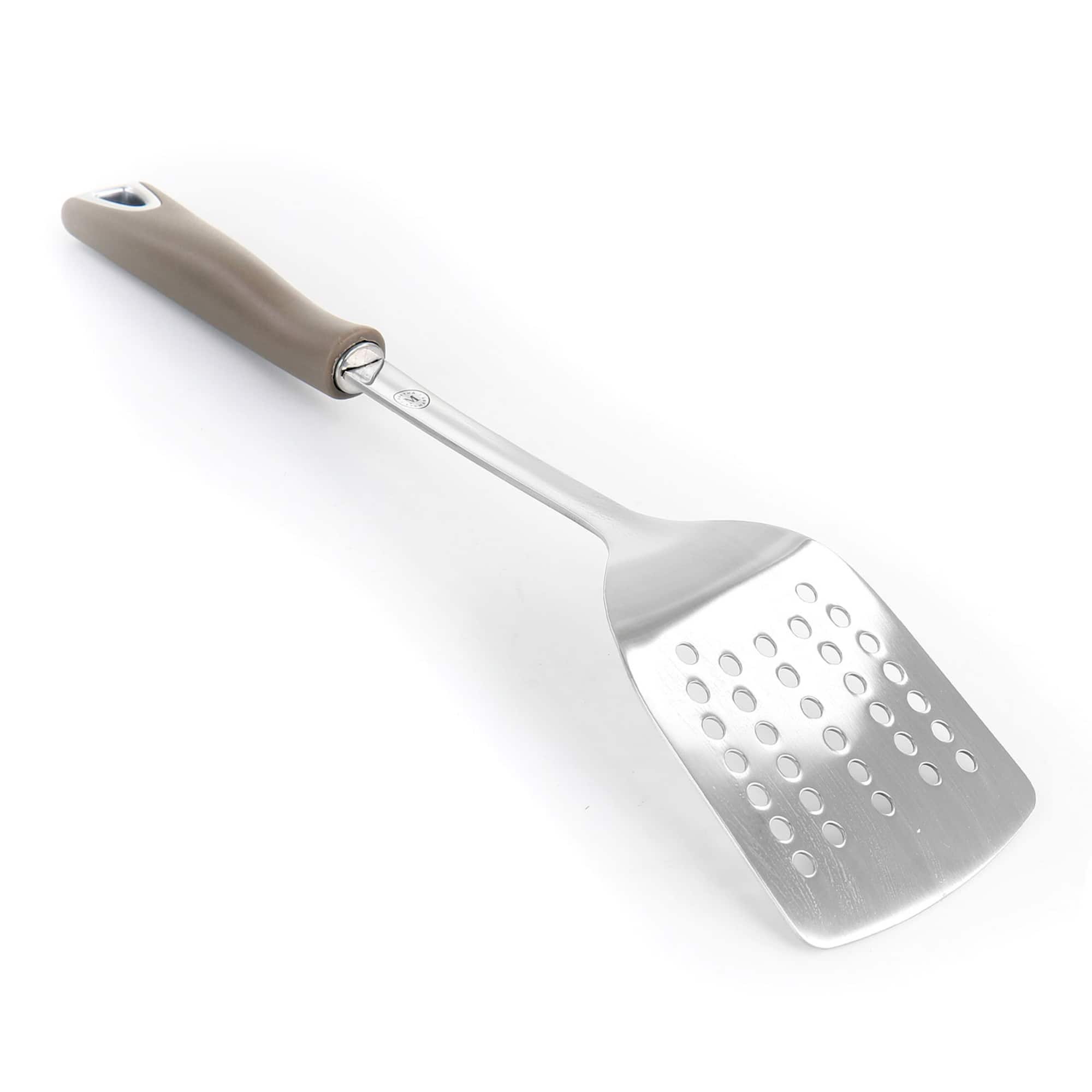 Martha Stewart Gray Stainless Steel Slotted Turner